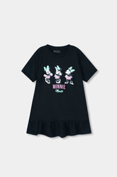 Girls Black Minnie Top